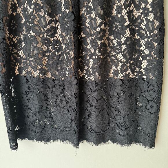 J.Crew sz 00 black‎ Lace peter pan collar mini Dress - Picture 3 of 8